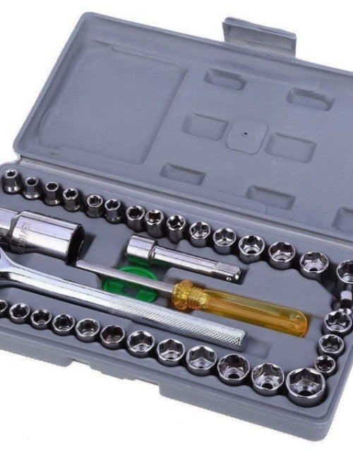 40 In 1 Pcs Tool Kit & Screwdriver, Socket, Wrench Set