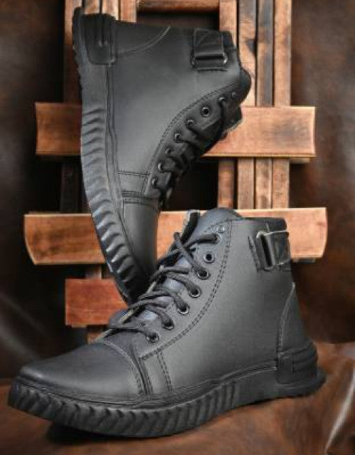 Black Men's Casual Boots